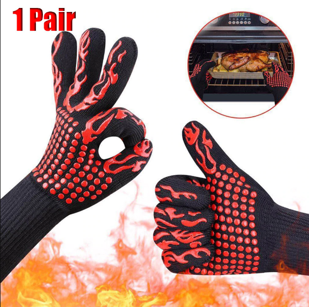 1472°F Heat Resistant BBQ Gloves