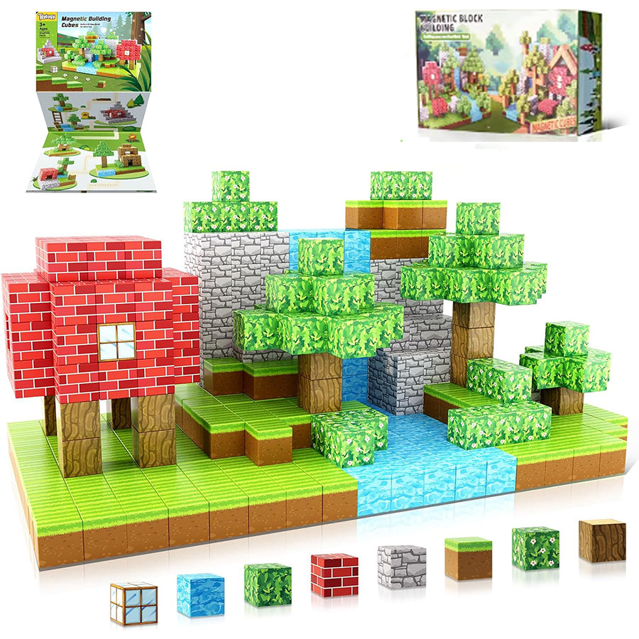 Minecraft Magnetic Blocks for Kids