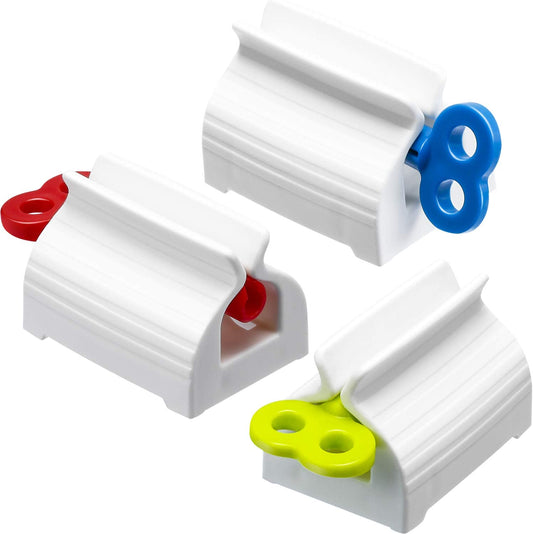 3 Pieces Rolling Tube Toothpaste Squeezer (Mix Color)