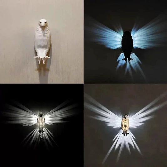 3D Bird Wall Lamp