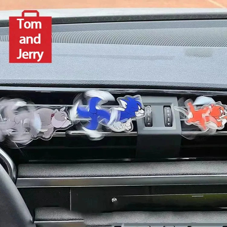 Tom and Jerry Car Air Outlet Rotating Toy