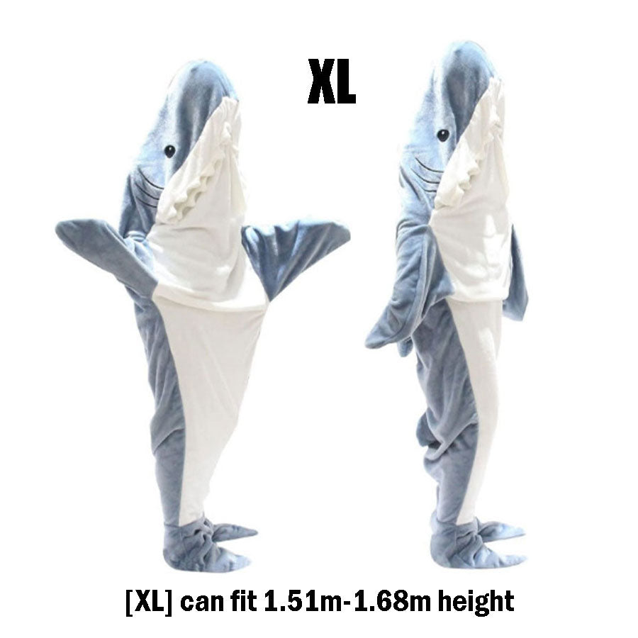 Cozy Fleece Shark Blanket For Women