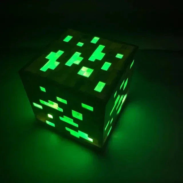 Minecraft LED Light USB Charging Table Lamp