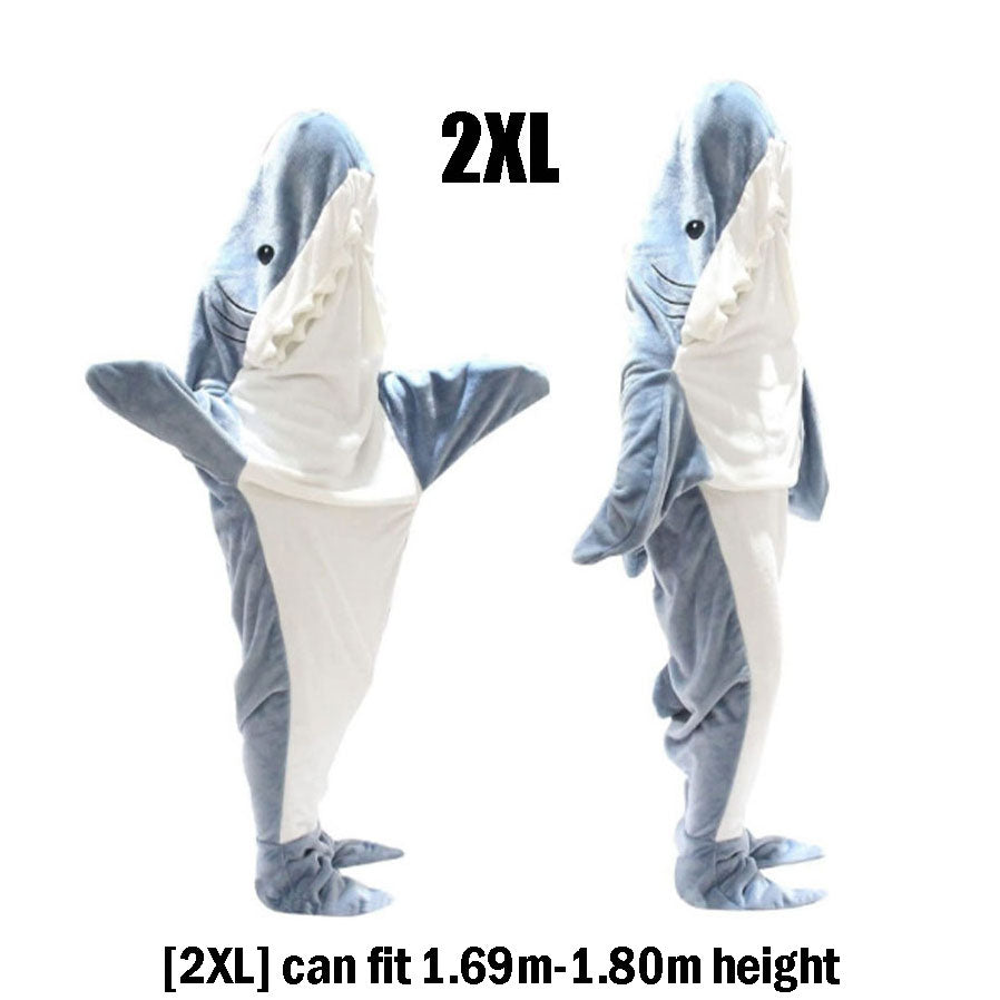 Cozy Fleece Shark Blanket For Women