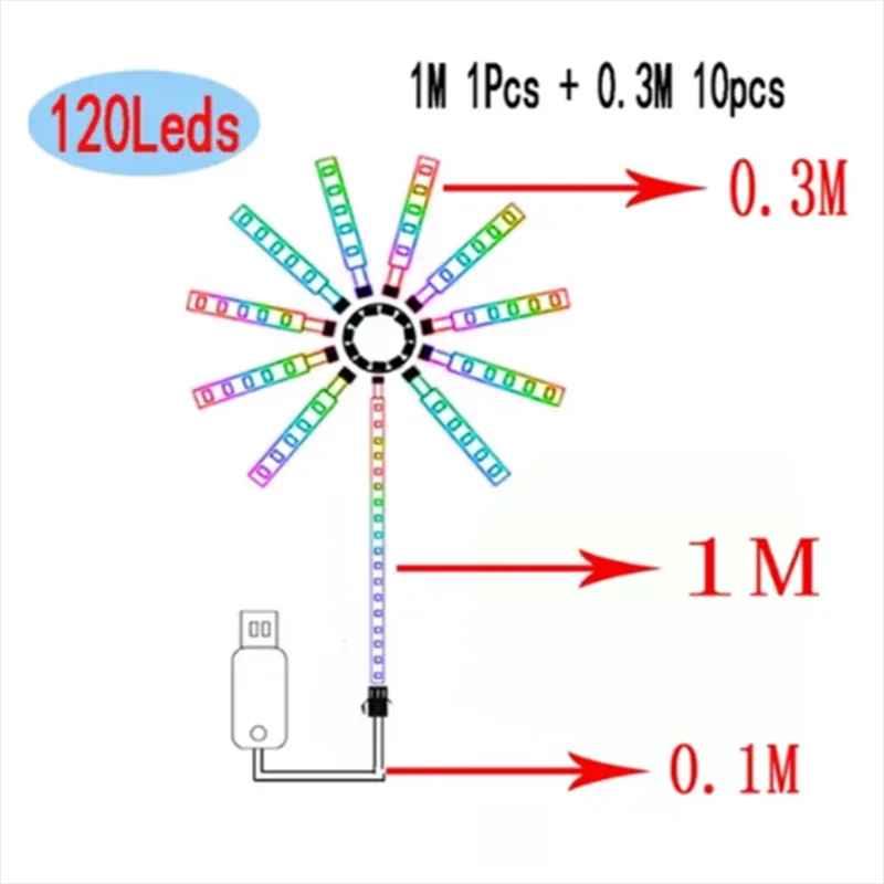 LED Reacting Firework