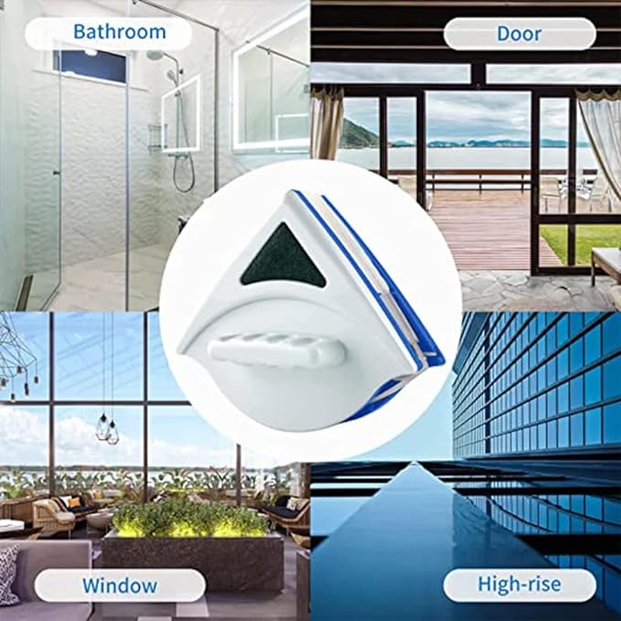 Double-Sided Magnetic Glass Window Cleaner