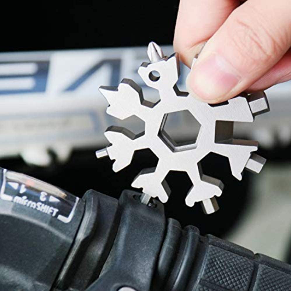 18-in-1 Stainless Steel Multi-Tool Portable Screwdriver Keychain