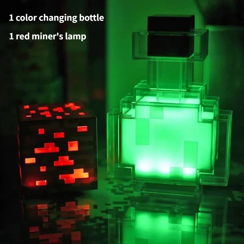 Minecraft LED Light USB Charging Table Lamp