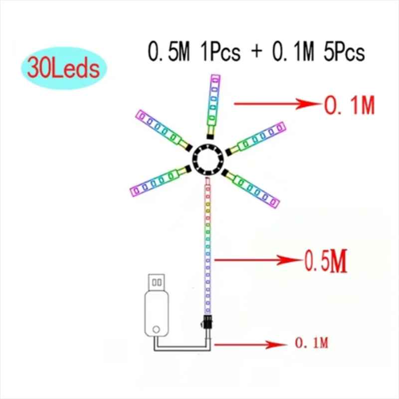 LED Reacting Firework