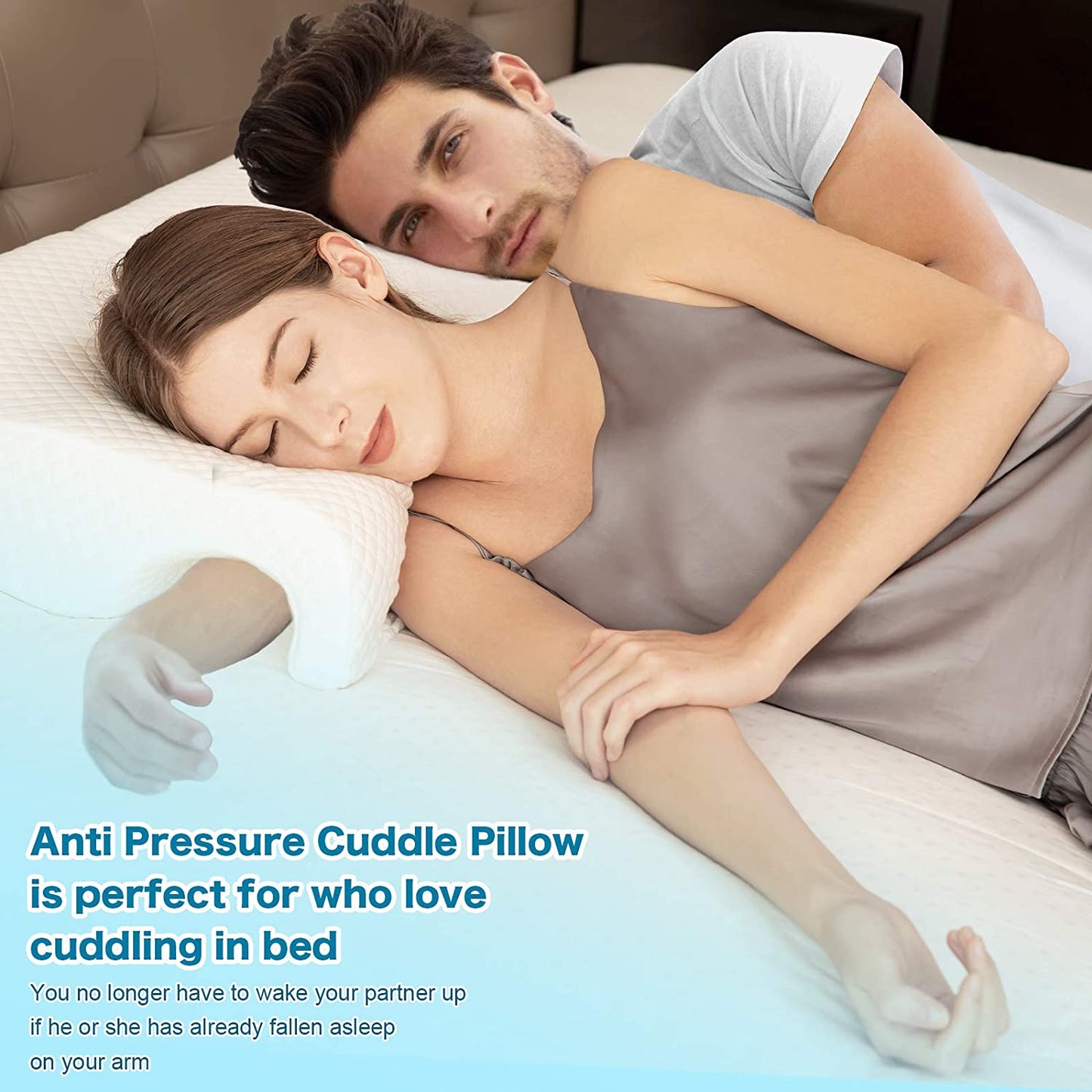 Adjustable Cube Cuddle Pillow Anti Pressure Arm Pillow