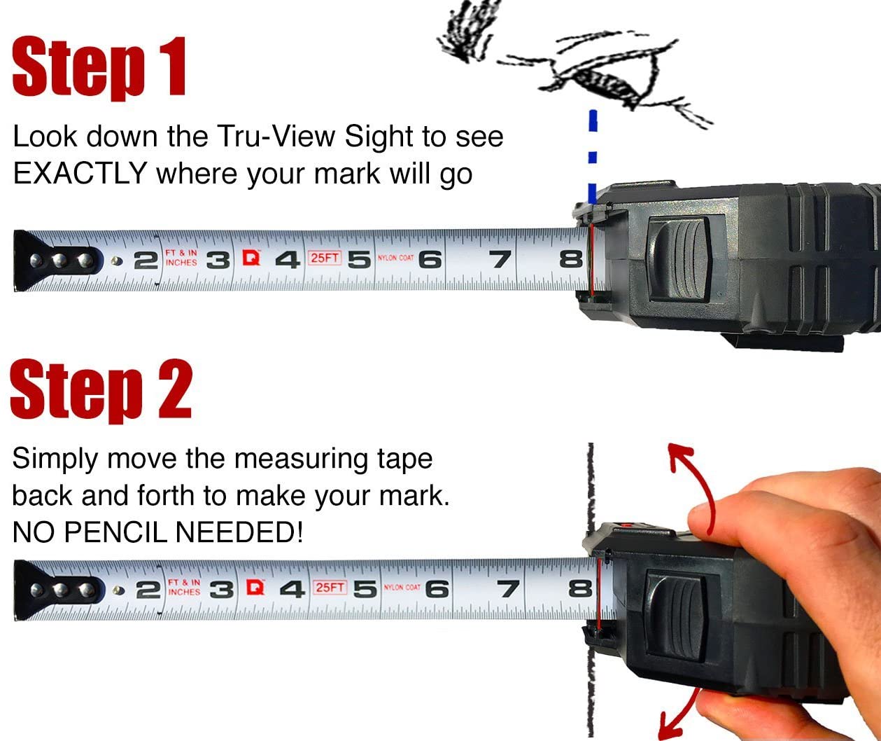 Self Marking Tape Measure