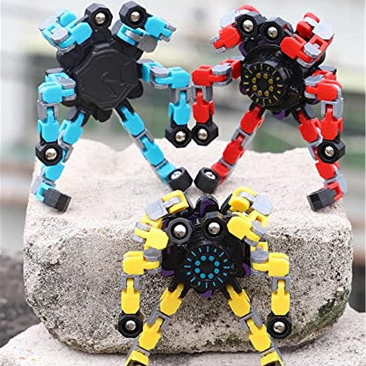 3PCS Deformable Fidget Finger Spinners