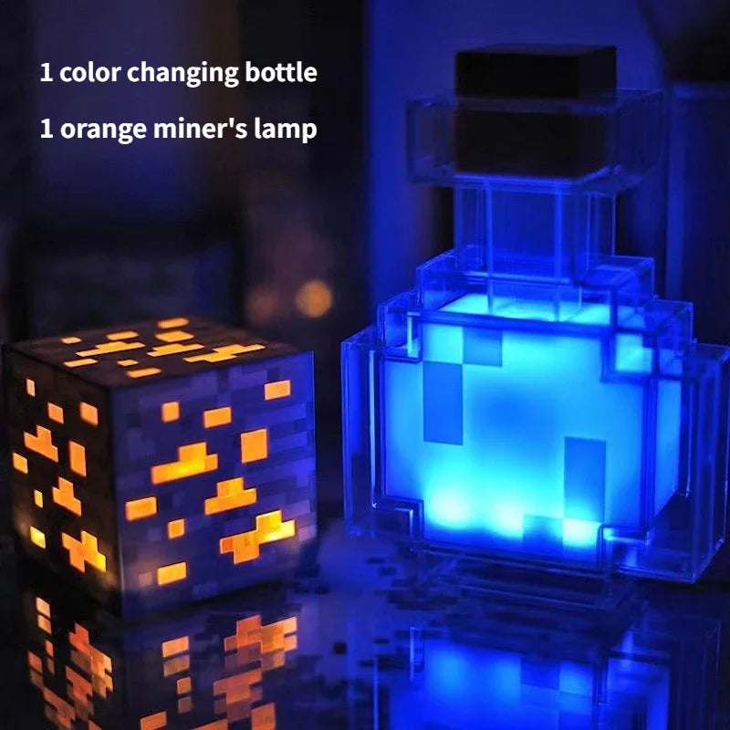 Minecraft LED Light USB Charging Table Lamp