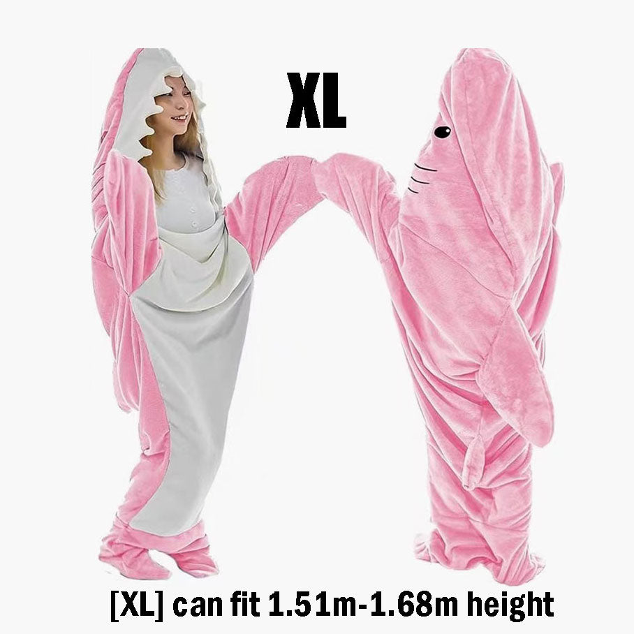 Cozy Fleece Shark Blanket For Women