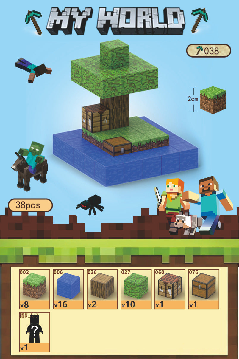 Minecraft Magnetic Blocks for Kids