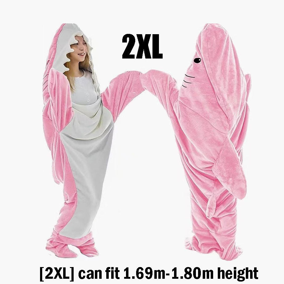 Cozy Fleece Shark Blanket For Women