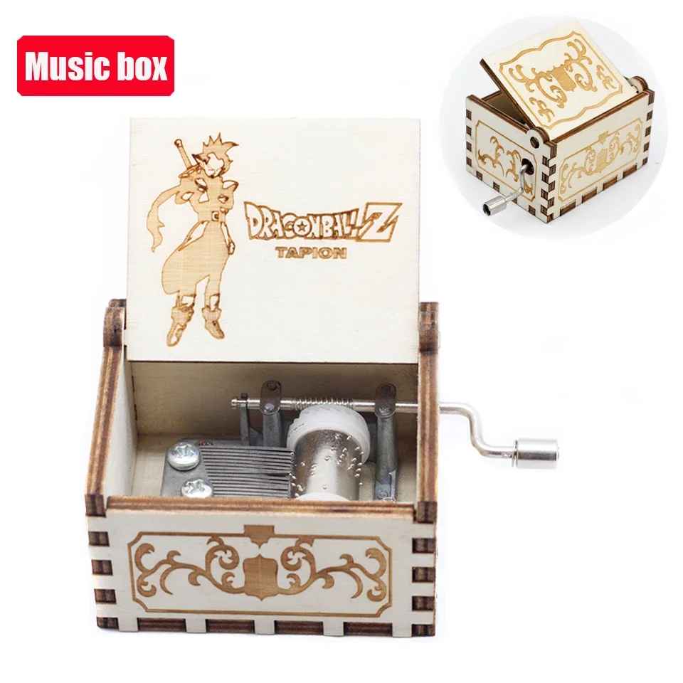 Antique Wooden Hand-Cranked Harry Potter Style Music Boxes