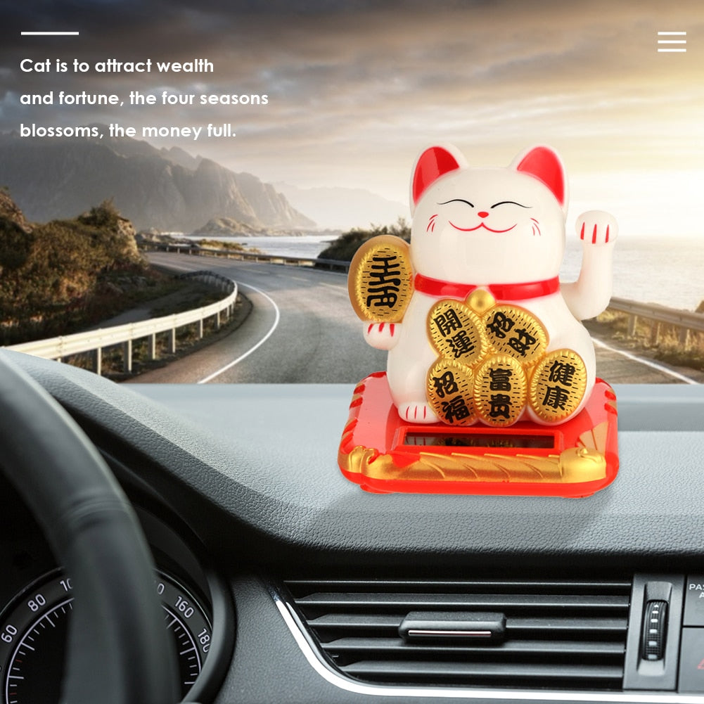 Wealth Waving Shaking Hand Fortune Welcome Cute Cat