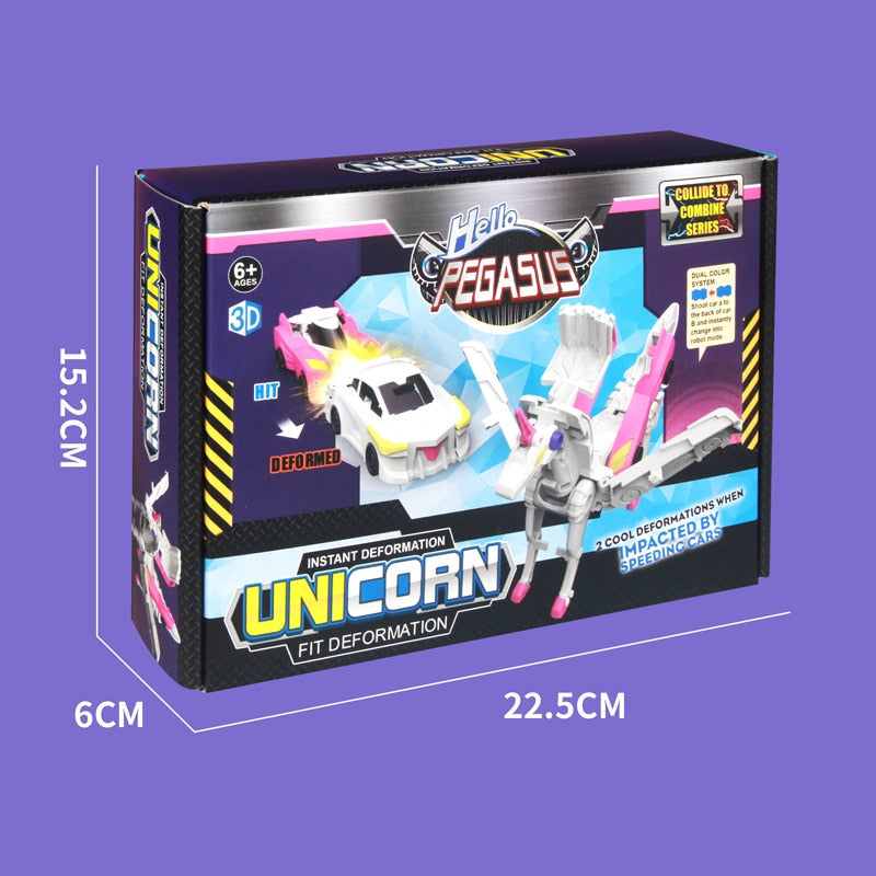 Hello Carbot Unicorn Transforming Car Toy