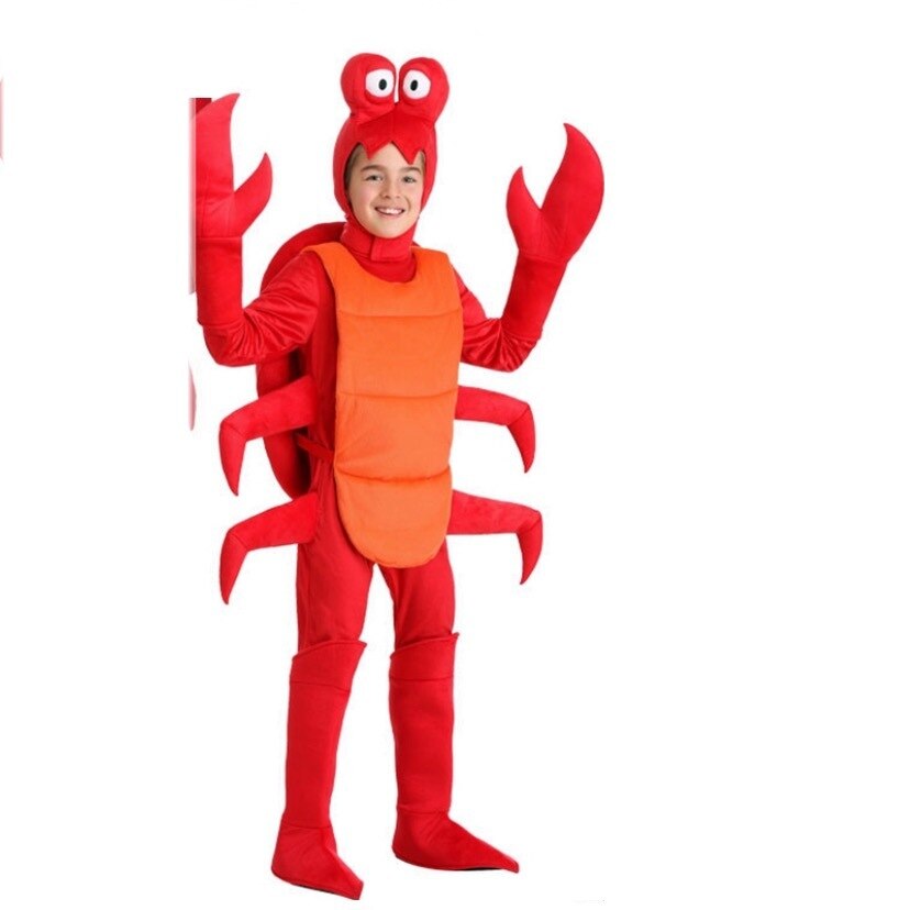 cosplay adult Men Christmas Red Lobster Costume