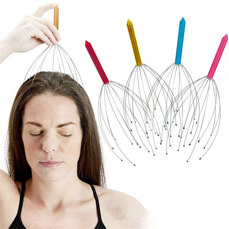 1pc  Hand Held Scalp Head Massager