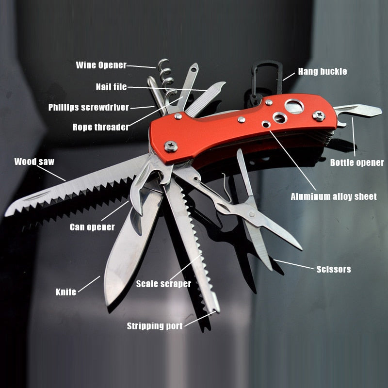 Swiss Fold Army Edc Folding Knife