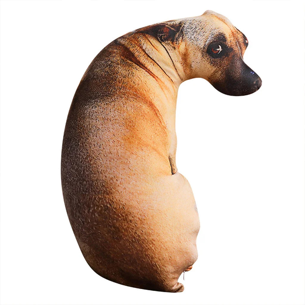 50cm 3D Simulation Puppy Shape Cushion Throw Pillow