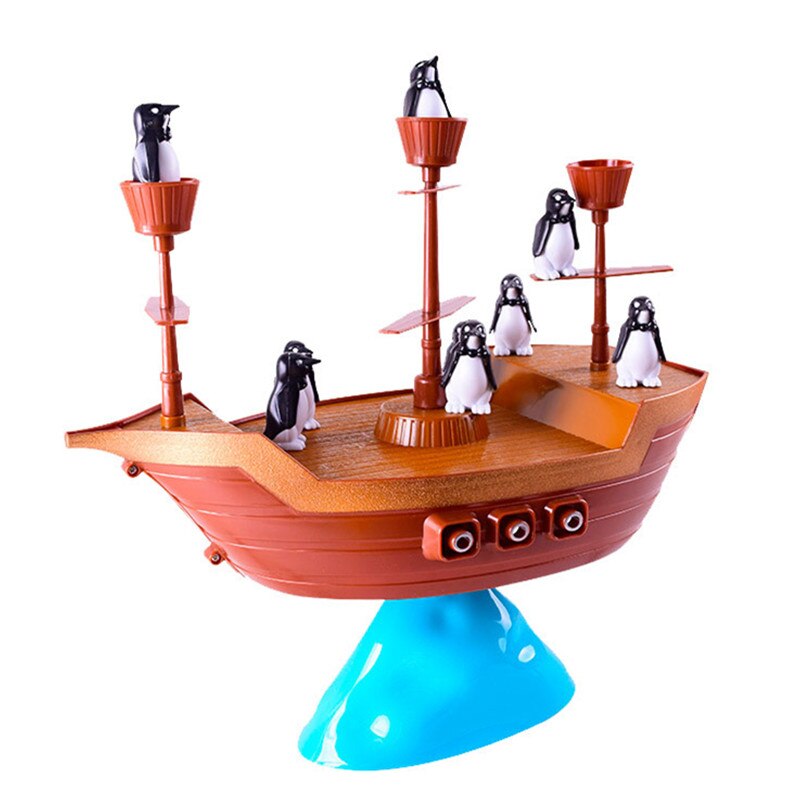 Pirate Boat Penguins Balancing Game