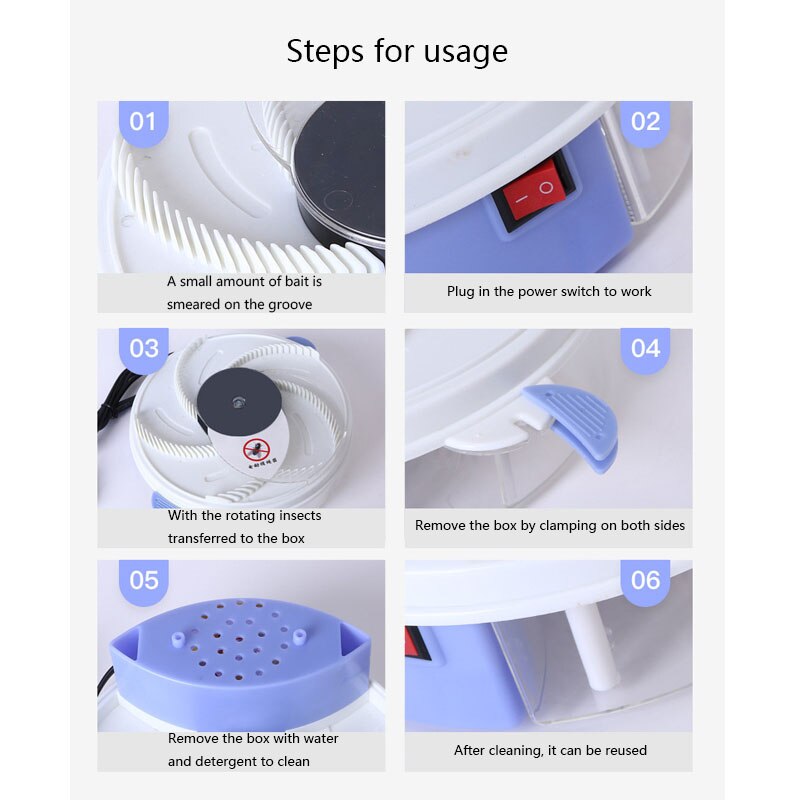 Automatic Rotary Electric Fly Catcher