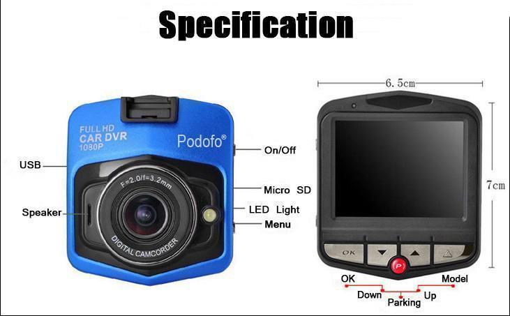 New Mini Car DVR Camera Full HD 1080P Video Registrator Recorder G-sensor Night Vision Dash Cam