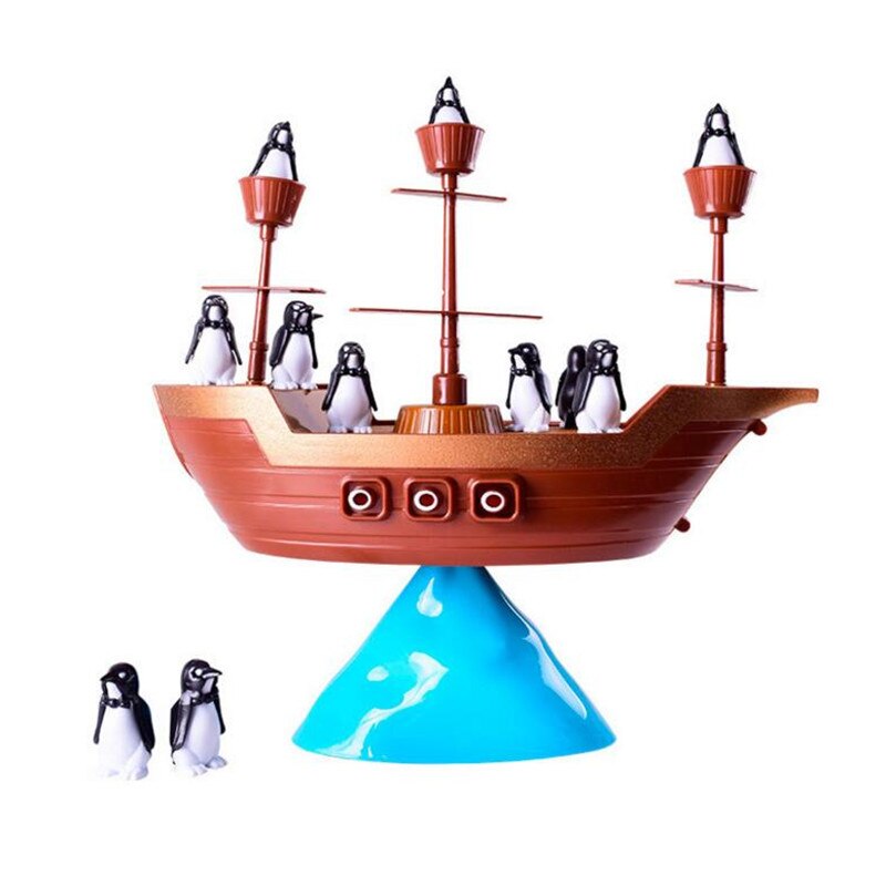 Pirate Boat Penguins Balancing Game