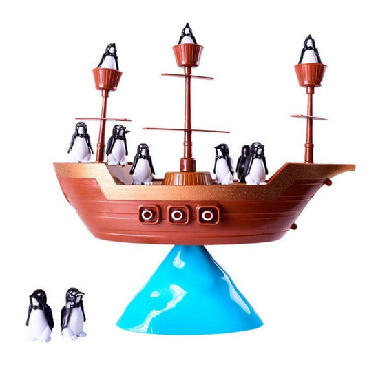 Pirate Boat Penguins Balancing Game