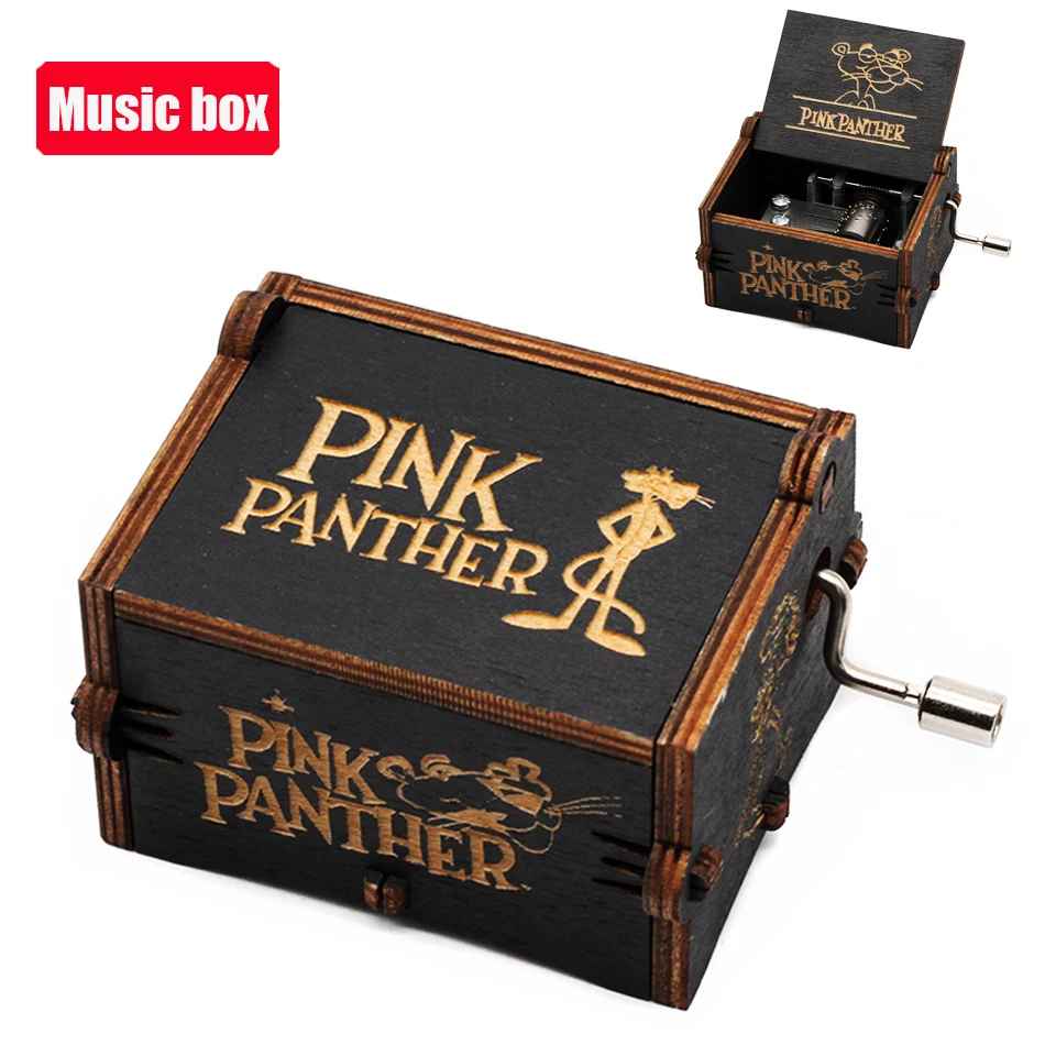 Antique Wooden Hand-Cranked Harry Potter Style Music Boxes