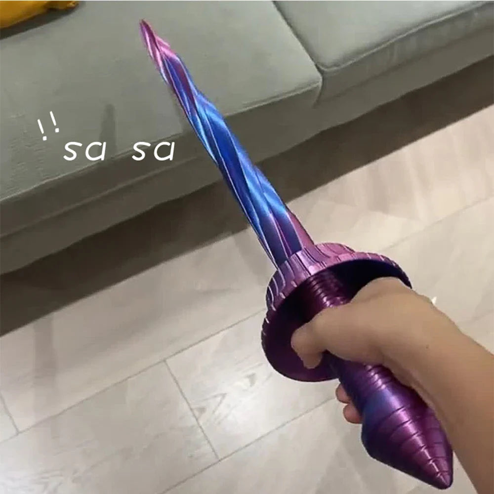 Spiral Sword Telescopic Knife Toy