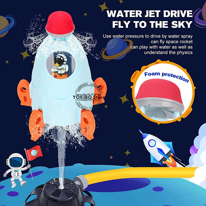 Rocket Water Sprinkle Toys for Kids