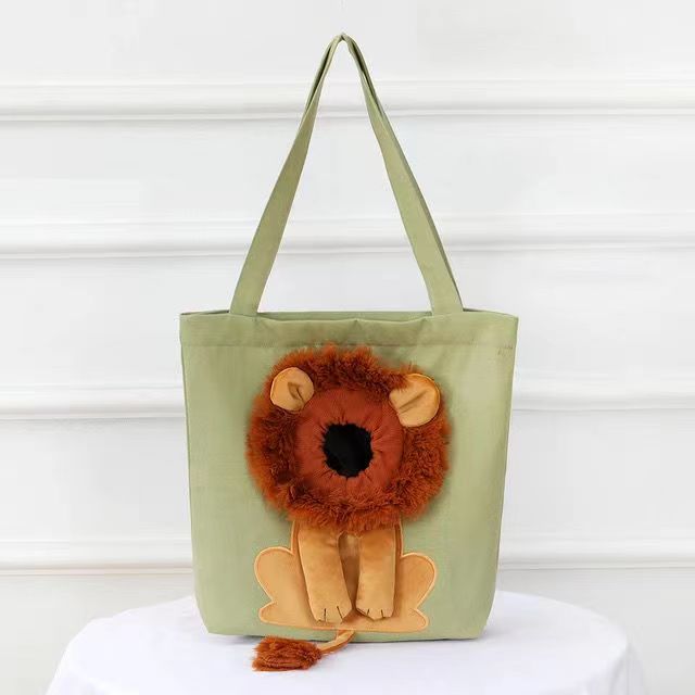 FUNNY LION SHAPED CAT AND DOG CARRYING BAG