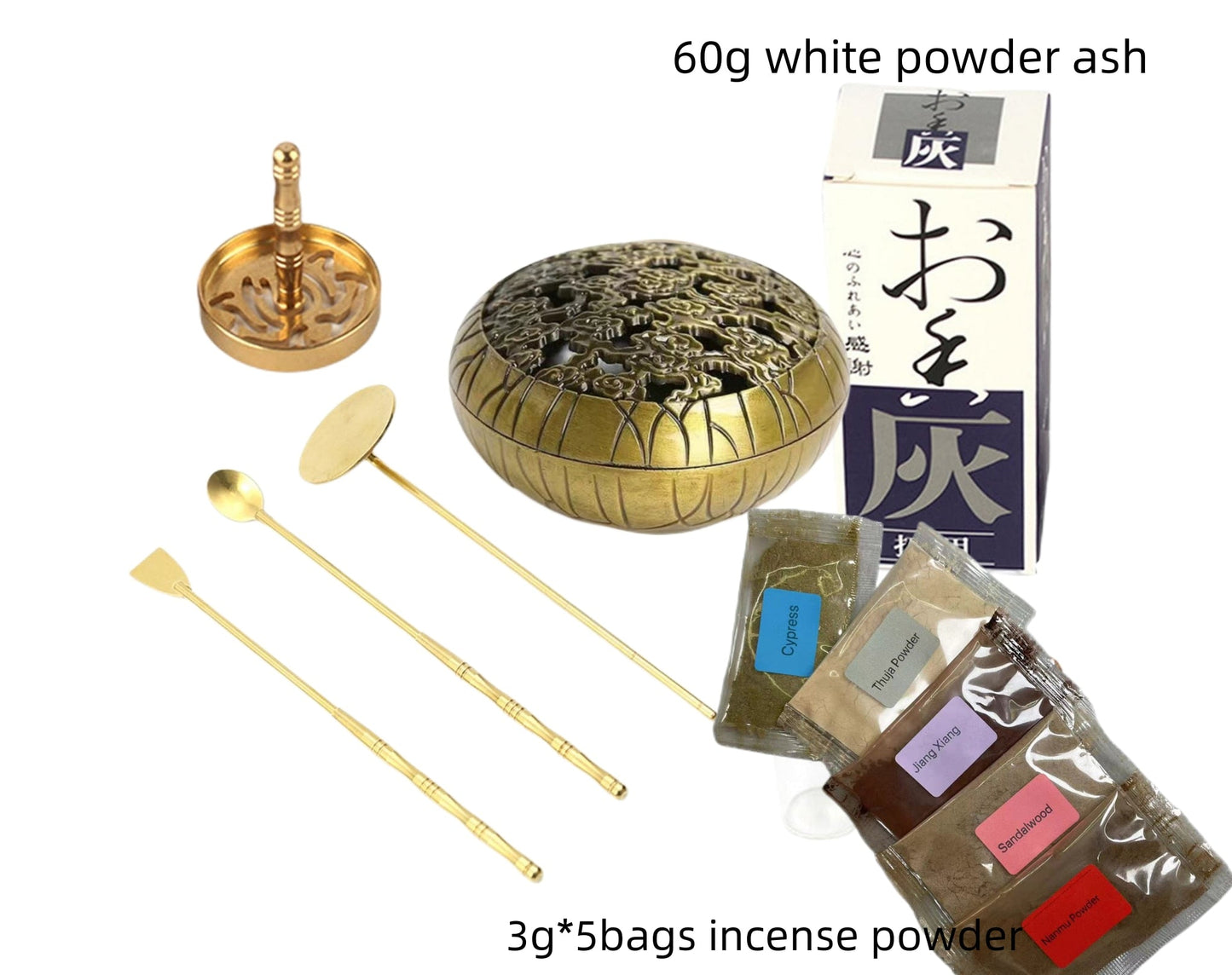 Incense Burner Censer Tool Set Making Kit