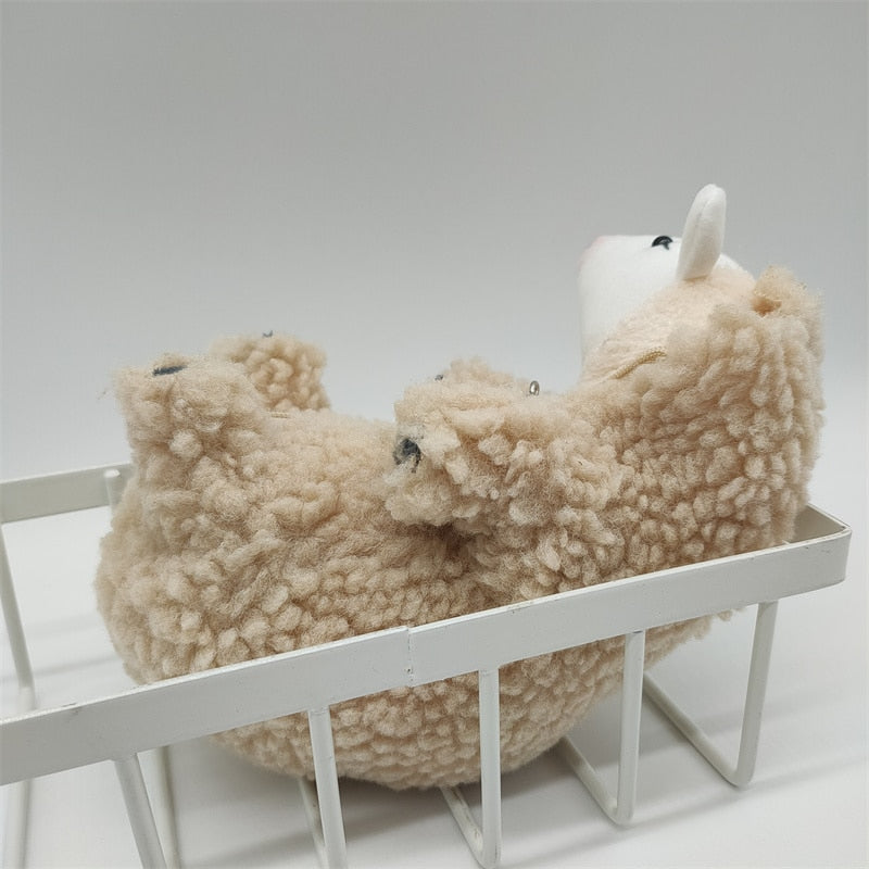 16cm Cute  Shaved Alpaca Plush Toy