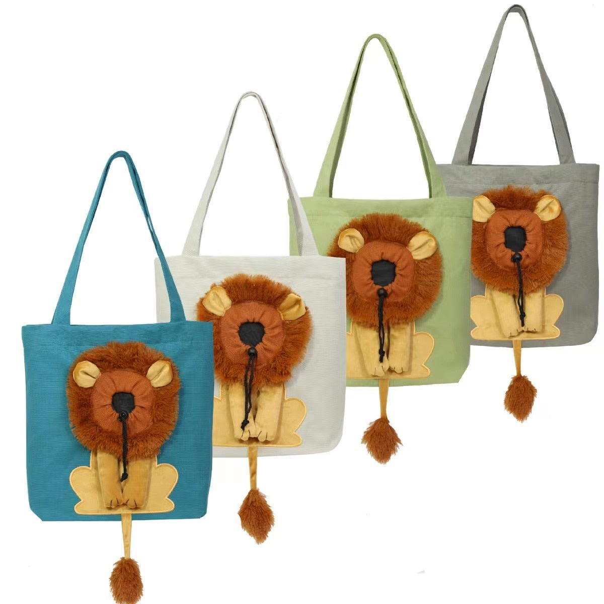 FUNNY LION SHAPED CAT AND DOG CARRYING BAG