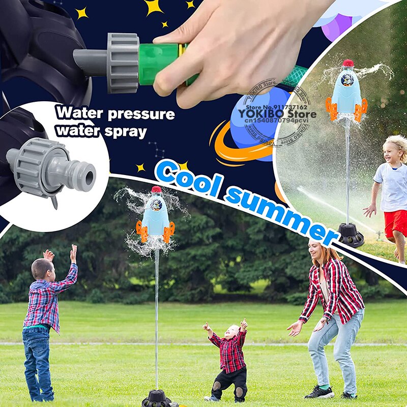 Rocket Water Sprinkle Toys for Kids