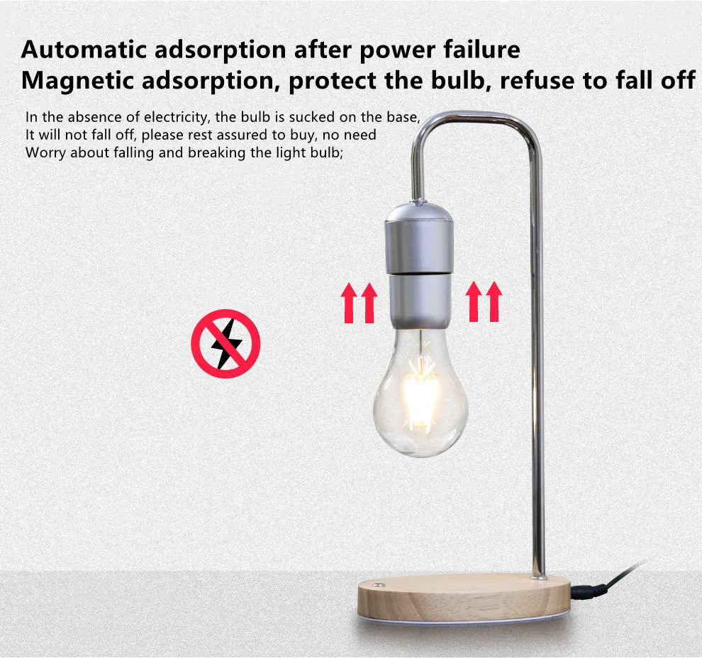 Innovative Floating LED Light Bulb Magnetic