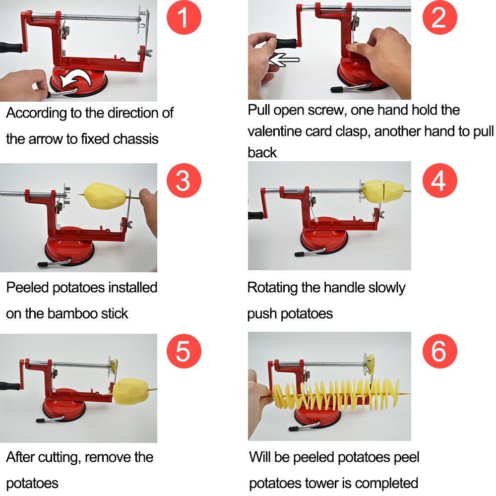 Apple Peeler Cutter Slicer Fruit Peeling Machine