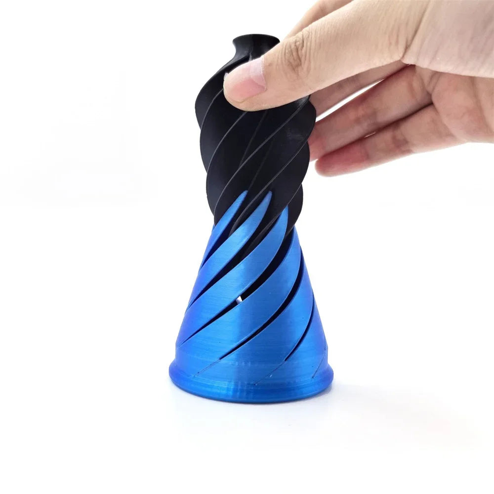 3D Printed Helix Screw Fidget Toy Spiral Cone