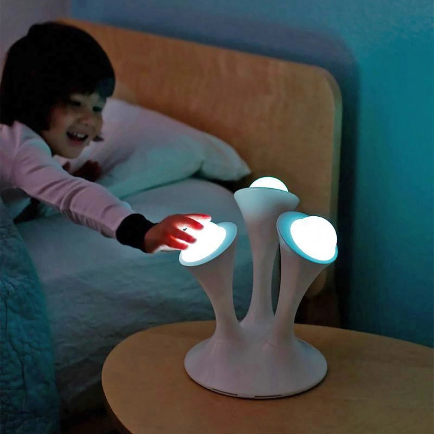 Glowing Nightlight Lamp Has Removable Glow Balls