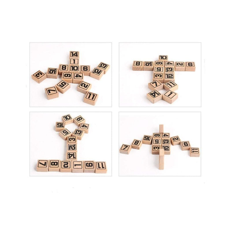 15 Number Puzzle Slide Game Jigsaw Random Color Toy