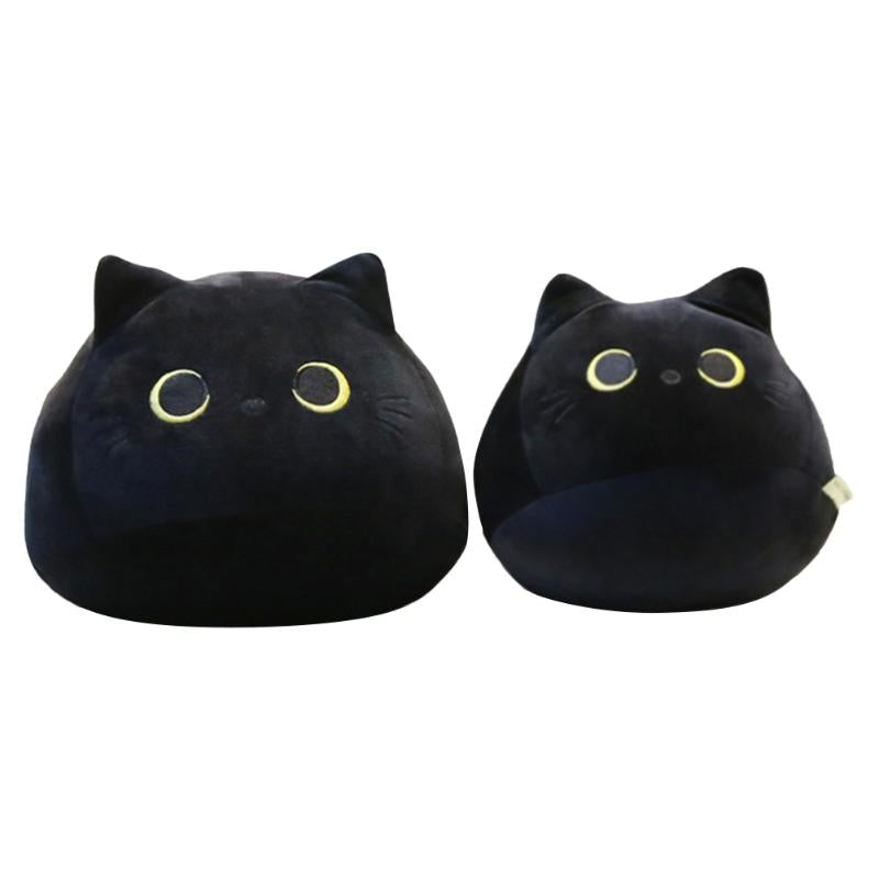 Black Cat Shaped Soft Plush Pillows