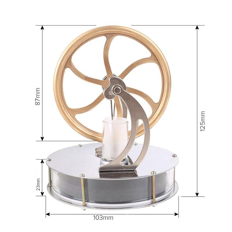 Low Temperature Stirling Engine Motor Steam