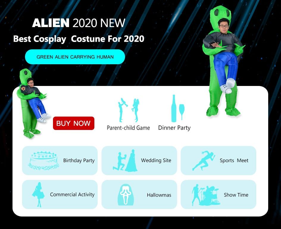 Alien Mascot Halloween Costume