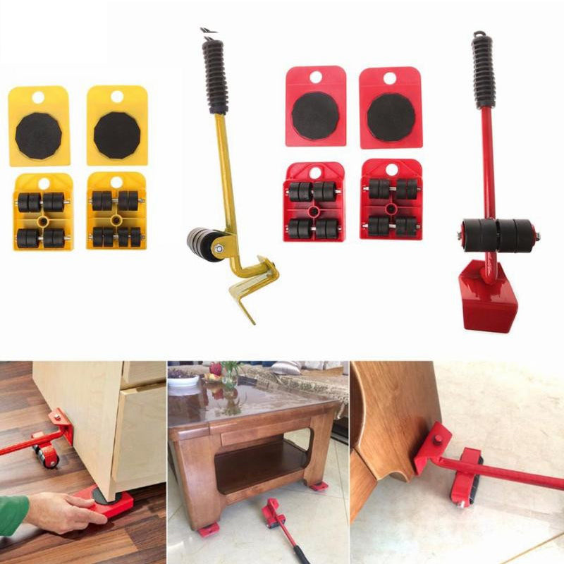 5pc Heavy Furniture Moving System Lifter