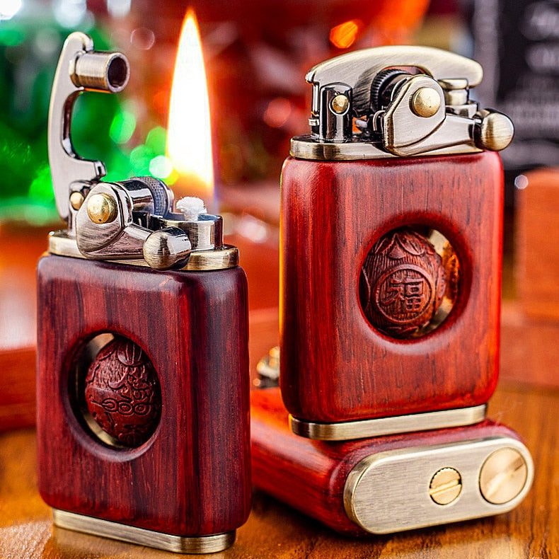 Kerosene Rosewood Retro Lighter